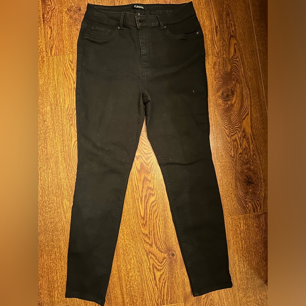 d. jeans Women's Classic Black Skinny Jeans